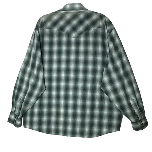 Pendleton Frontier Shirt Men's 2XL Plaid Western Snap Front Long Sleeve Cowboy - Picture 2 of 8